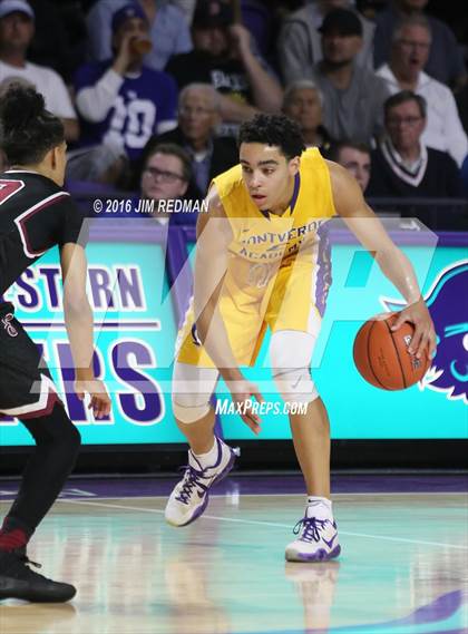 Thumbnail 2 in Memphis East vs. Montverde Academy (City of Palms Classic) photogallery.