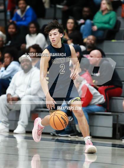 Thumbnail 3 in Pasadena vs Mater Dei Catholic (Annual Rose City Roundball Classic) photogallery.