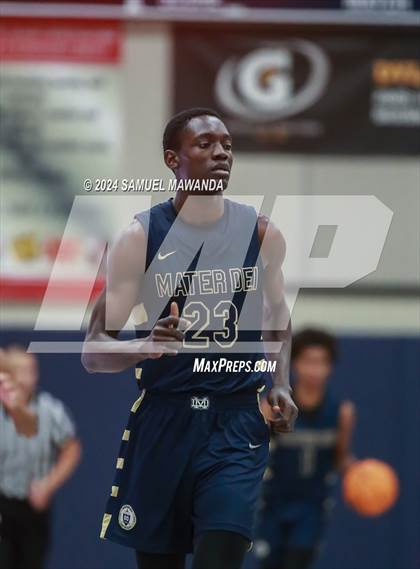Thumbnail 3 in Pasadena vs Mater Dei Catholic (Annual Rose City Roundball Classic) photogallery.