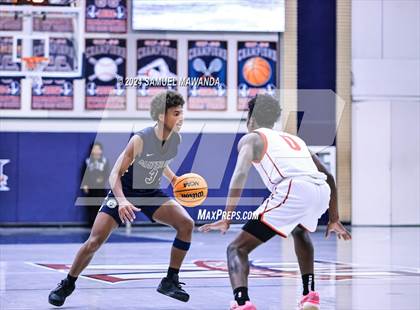 Thumbnail 3 in Pasadena vs Mater Dei Catholic (Annual Rose City Roundball Classic) photogallery.