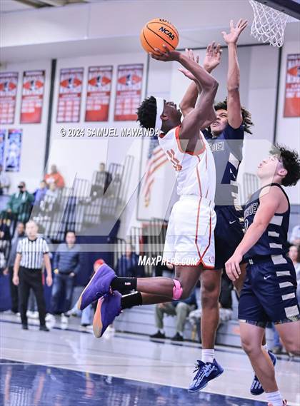 Thumbnail 2 in Pasadena vs Mater Dei Catholic (Annual Rose City Roundball Classic) photogallery.