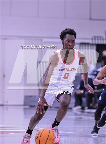 Thumbnail 1 in Pasadena vs Mater Dei Catholic (Annual Rose City Roundball Classic) photogallery.