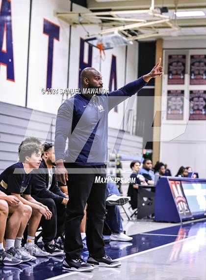 Thumbnail 3 in Pasadena vs Mater Dei Catholic (Annual Rose City Roundball Classic) photogallery.