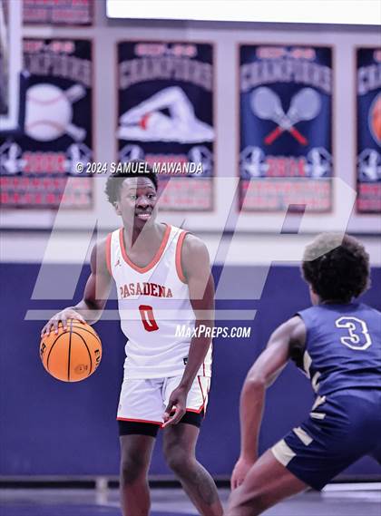 Thumbnail 3 in Pasadena vs Mater Dei Catholic (Annual Rose City Roundball Classic) photogallery.