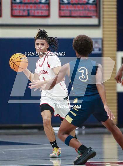 Thumbnail 1 in Pasadena vs Mater Dei Catholic (Annual Rose City Roundball Classic) photogallery.