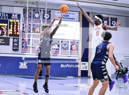 Thumbnail 2 in Pasadena vs Mater Dei Catholic (Annual Rose City Roundball Classic) photogallery.