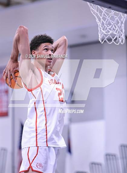Thumbnail 2 in Pasadena vs Mater Dei Catholic (Annual Rose City Roundball Classic) photogallery.