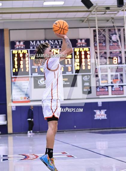 Thumbnail 1 in Pasadena vs Mater Dei Catholic (Annual Rose City Roundball Classic) photogallery.