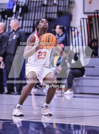 Thumbnail 3 in Pasadena vs Mater Dei Catholic (Annual Rose City Roundball Classic) photogallery.