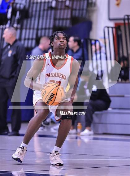 Thumbnail 2 in Pasadena vs Mater Dei Catholic (Annual Rose City Roundball Classic) photogallery.