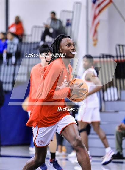 Thumbnail 3 in Pasadena vs Mater Dei Catholic (Annual Rose City Roundball Classic) photogallery.
