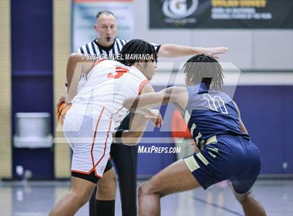 Thumbnail 1 in Pasadena vs Mater Dei Catholic (Annual Rose City Roundball Classic) photogallery.