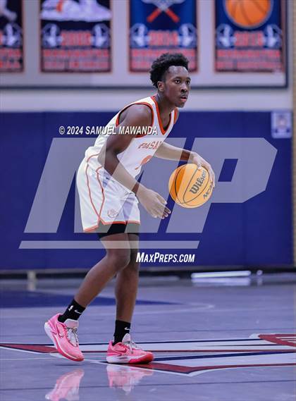 Thumbnail 2 in Pasadena vs Mater Dei Catholic (Annual Rose City Roundball Classic) photogallery.