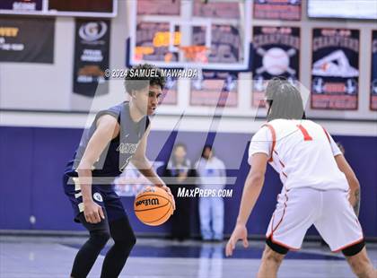Thumbnail 3 in Pasadena vs Mater Dei Catholic (Annual Rose City Roundball Classic) photogallery.