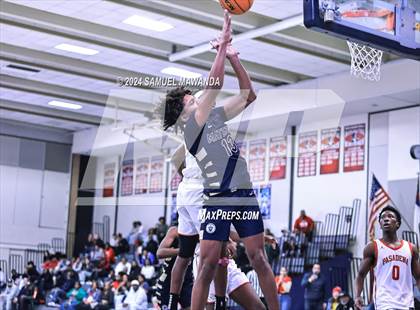 Thumbnail 3 in Pasadena vs Mater Dei Catholic (Annual Rose City Roundball Classic) photogallery.