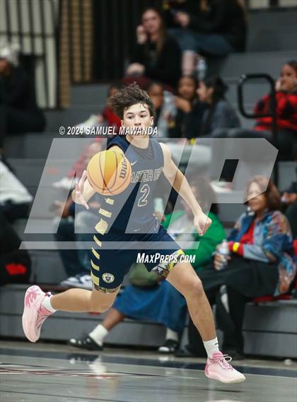 Thumbnail 3 in Pasadena vs Mater Dei Catholic (Annual Rose City Roundball Classic) photogallery.