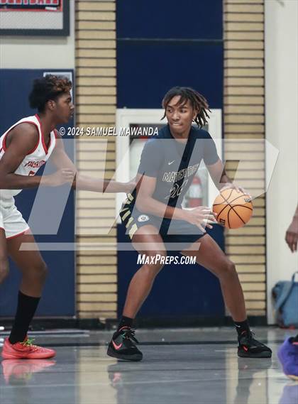 Thumbnail 2 in Pasadena vs Mater Dei Catholic (Annual Rose City Roundball Classic) photogallery.