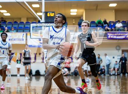 Thumbnail 1 in Wyoming vs. Badin (OSHAA Division II Regional Semifinal) photogallery.