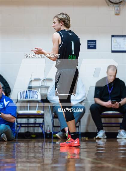Thumbnail 2 in Wyoming vs. Badin (OSHAA Division II Regional Semifinal) photogallery.