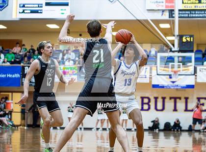 Thumbnail 1 in Wyoming vs. Badin (OSHAA Division II Regional Semifinal) photogallery.