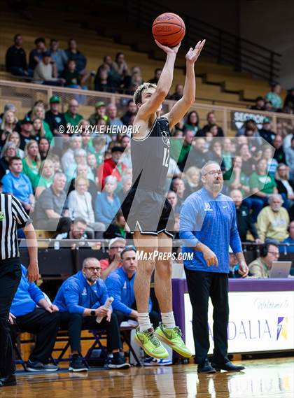 Thumbnail 1 in Wyoming vs. Badin (OSHAA Division II Regional Semifinal) photogallery.