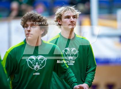 Thumbnail 2 in Wyoming vs. Badin (OSHAA Division II Regional Semifinal) photogallery.