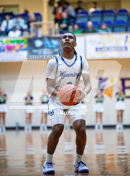 Thumbnail 1 in Wyoming vs. Badin (OSHAA Division II Regional Semifinal) photogallery.