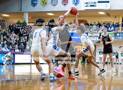 Thumbnail 2 in Wyoming vs. Badin (OSHAA Division II Regional Semifinal) photogallery.