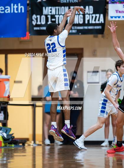 Thumbnail 1 in Wyoming vs. Badin (OSHAA Division II Regional Semifinal) photogallery.