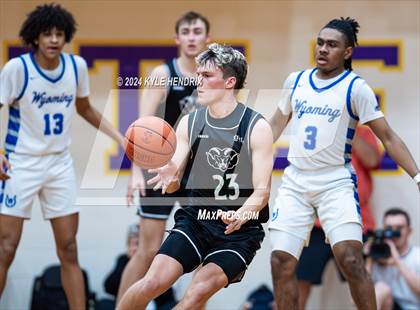 Thumbnail 1 in Wyoming vs. Badin (OSHAA Division II Regional Semifinal) photogallery.