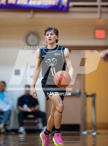 Thumbnail 2 in Wyoming vs. Badin (OSHAA Division II Regional Semifinal) photogallery.