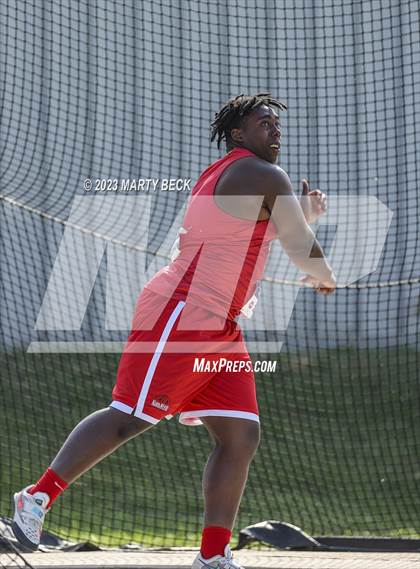 Thumbnail 2 in Class 5 Discus (MSHSAA State Championship) photogallery.