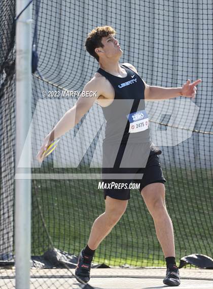 Thumbnail 3 in Class 5 Discus (MSHSAA State Championship) photogallery.