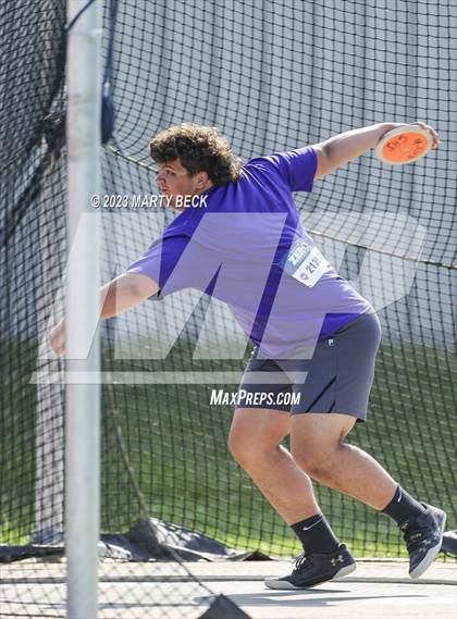 Thumbnail 1 in Class 5 Discus (MSHSAA State Championship) photogallery.