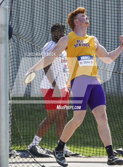 Thumbnail 1 in Class 5 Discus (MSHSAA State Championship) photogallery.