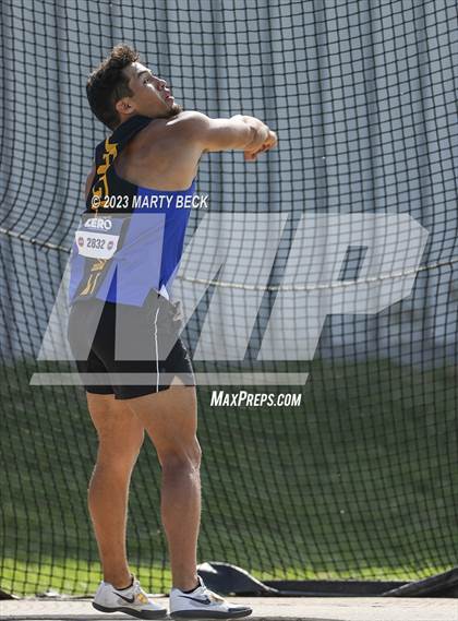 Thumbnail 2 in Class 5 Discus (MSHSAA State Championship) photogallery.