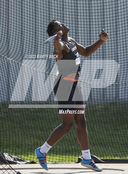 Thumbnail 3 in Class 5 Discus (MSHSAA State Championship) photogallery.