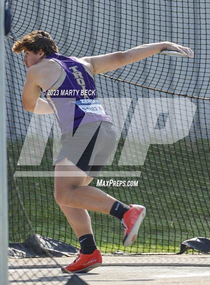 Thumbnail 3 in Class 5 Discus (MSHSAA State Championship) photogallery.