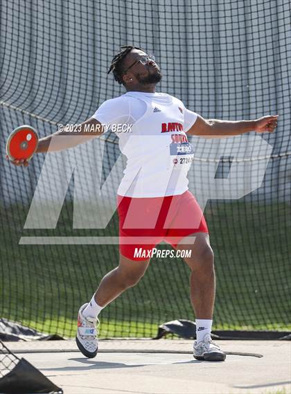 Thumbnail 1 in Class 5 Discus (MSHSAA State Championship) photogallery.