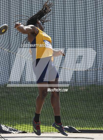 Thumbnail 3 in Class 5 Discus (MSHSAA State Championship) photogallery.
