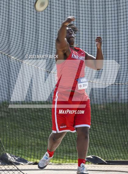 Thumbnail 2 in Class 5 Discus (MSHSAA State Championship) photogallery.