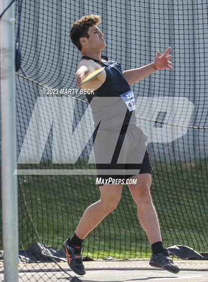 Thumbnail 1 in Class 5 Discus (MSHSAA State Championship) photogallery.