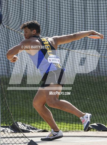 Thumbnail 2 in Class 5 Discus (MSHSAA State Championship) photogallery.