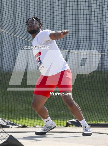 Thumbnail 2 in Class 5 Discus (MSHSAA State Championship) photogallery.