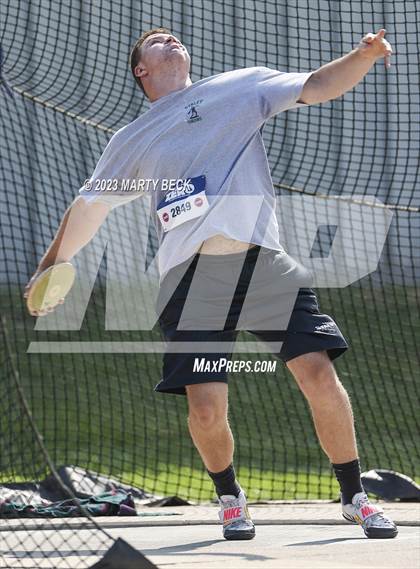 Thumbnail 3 in Class 5 Discus (MSHSAA State Championship) photogallery.