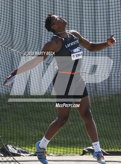Thumbnail 2 in Class 5 Discus (MSHSAA State Championship) photogallery.