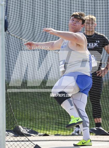 Thumbnail 2 in Class 5 Discus (MSHSAA State Championship) photogallery.