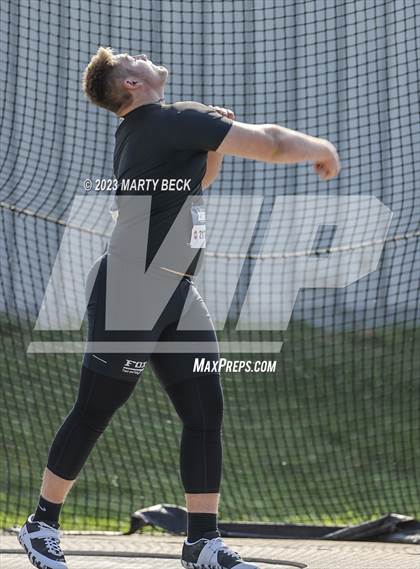 Thumbnail 1 in Class 5 Discus (MSHSAA State Championship) photogallery.