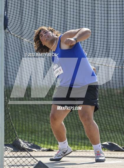 Thumbnail 2 in Class 5 Discus (MSHSAA State Championship) photogallery.