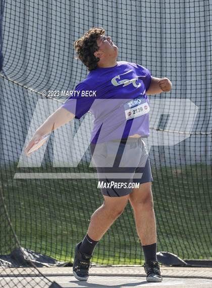 Thumbnail 1 in Class 5 Discus (MSHSAA State Championship) photogallery.